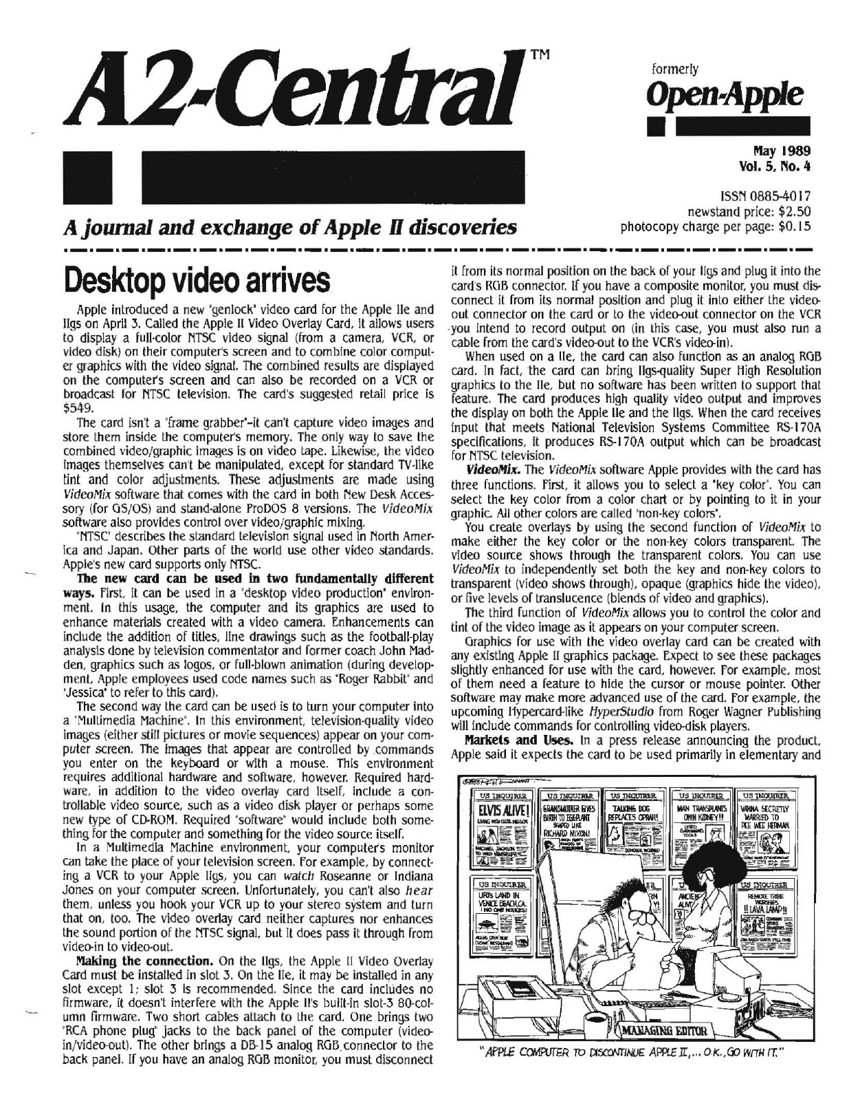 Open Apple Vol 5 No 04 MAY 1989