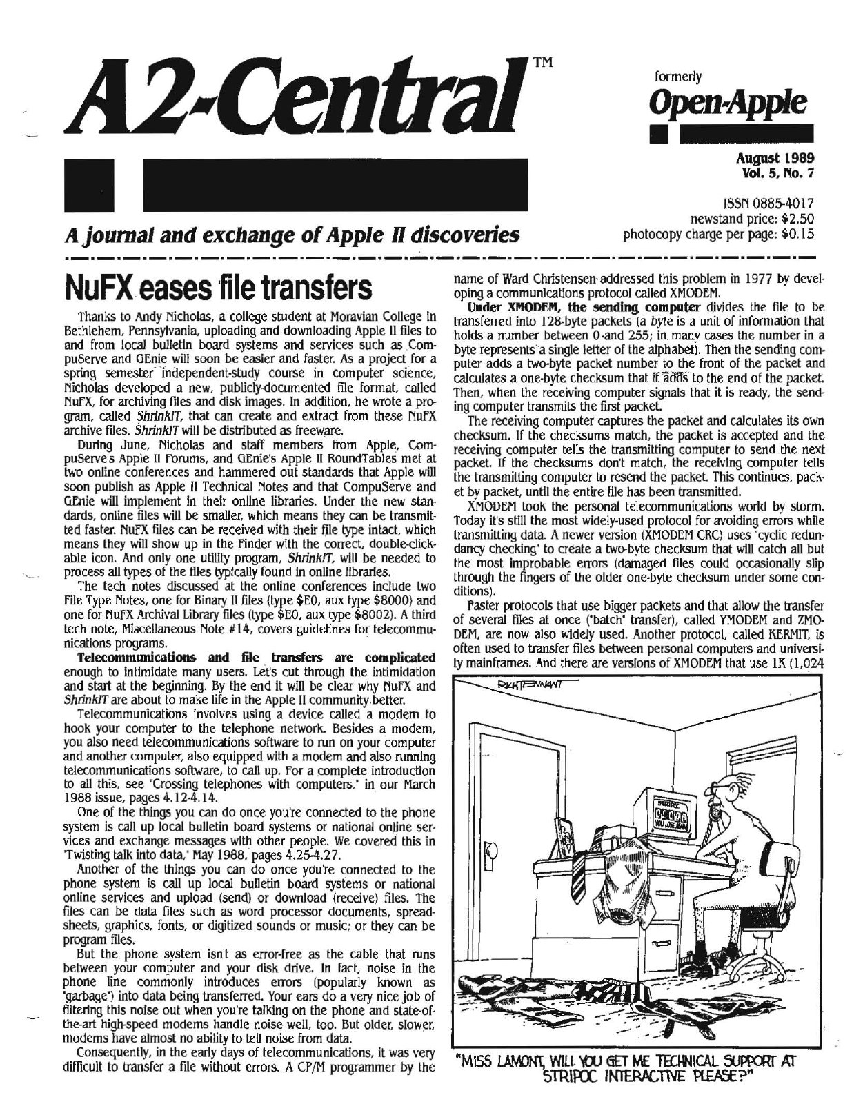 Open Apple Vol 5 No 07 AUG 1989