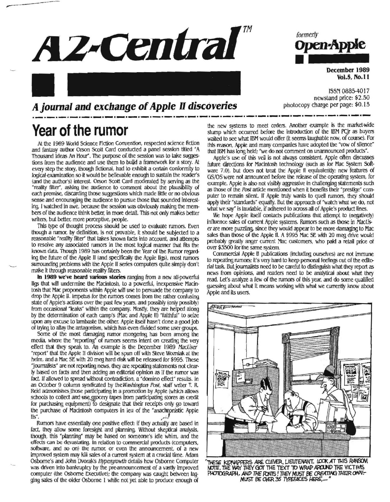 Open Apple Vol 5 No 11 DEC 1989