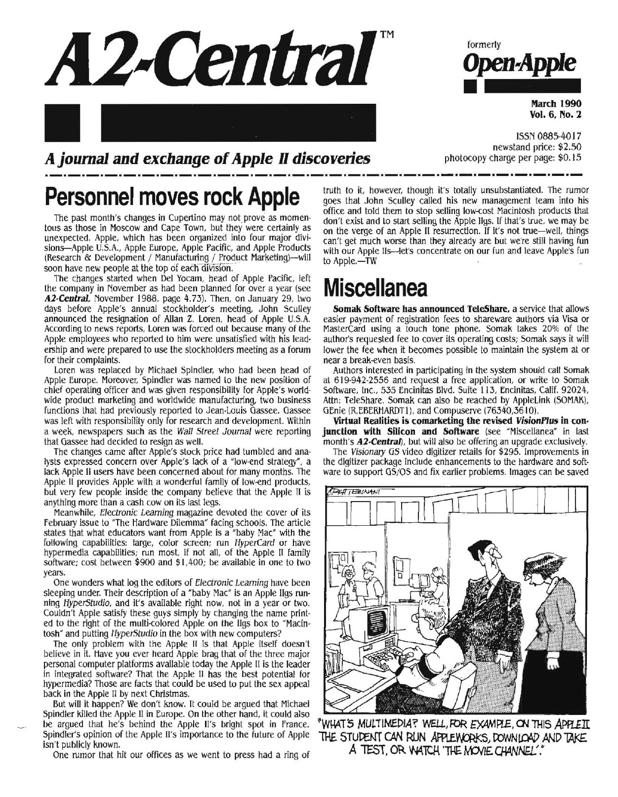 Open Apple Vol 6 No 02 MAR 1990