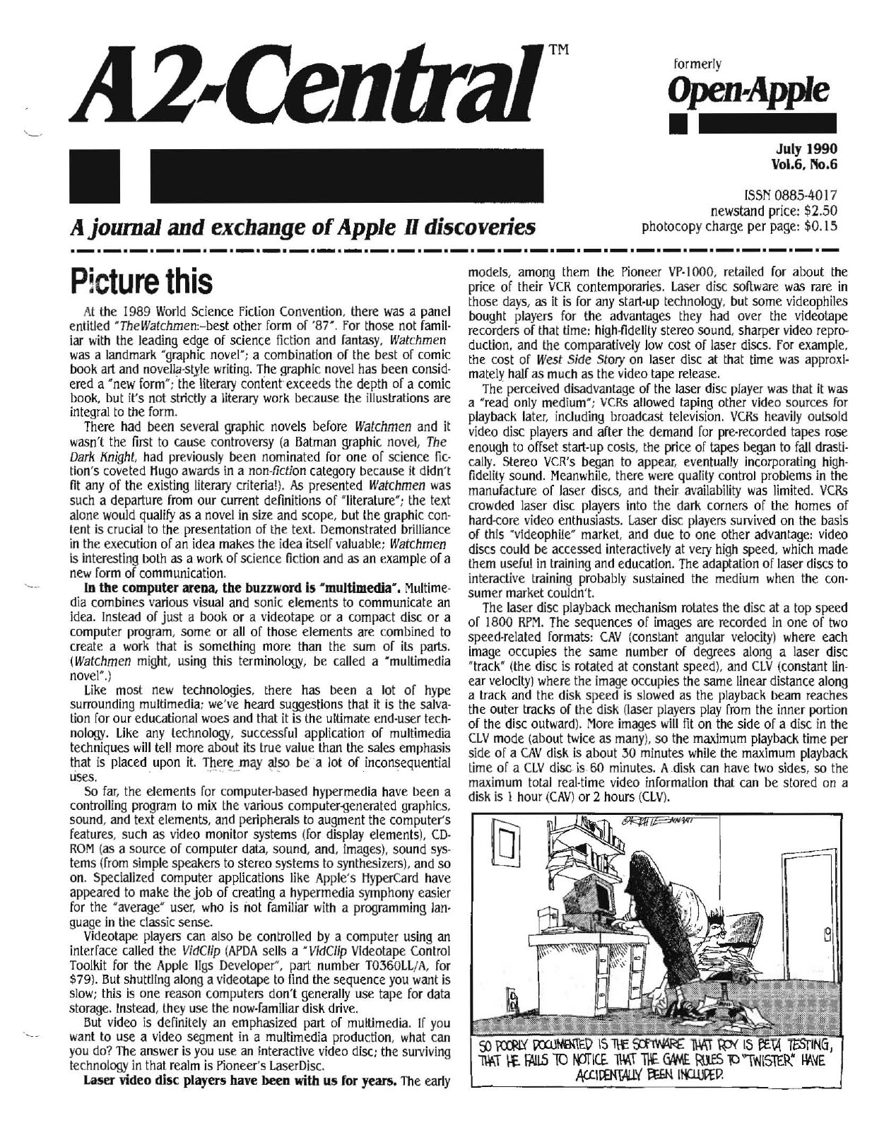 Open Apple Vol 6 No 06 JUL 1990