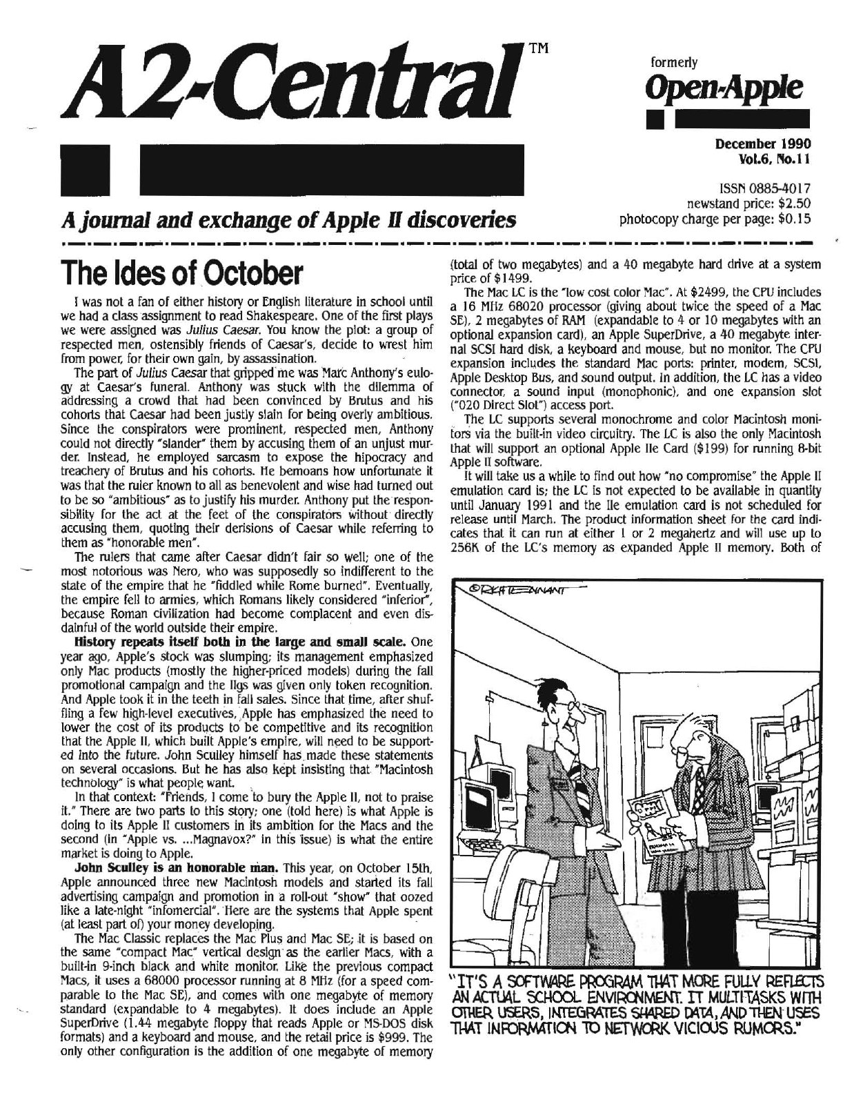 Open Apple Vol 6 No 11 DEC 1990