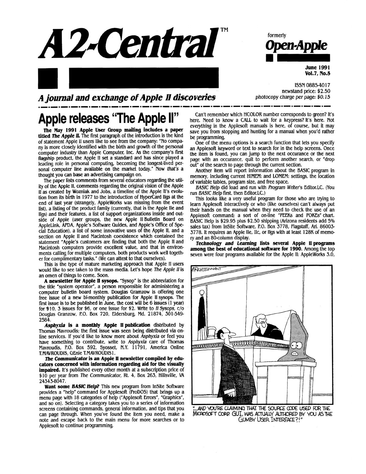Open Apple Vol 7 No 05 JUN 1991