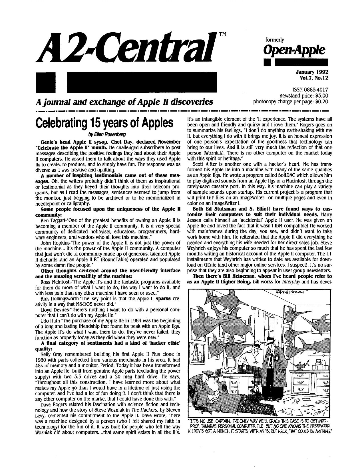 Open Apple Vol 7 No 12 JAN 1992