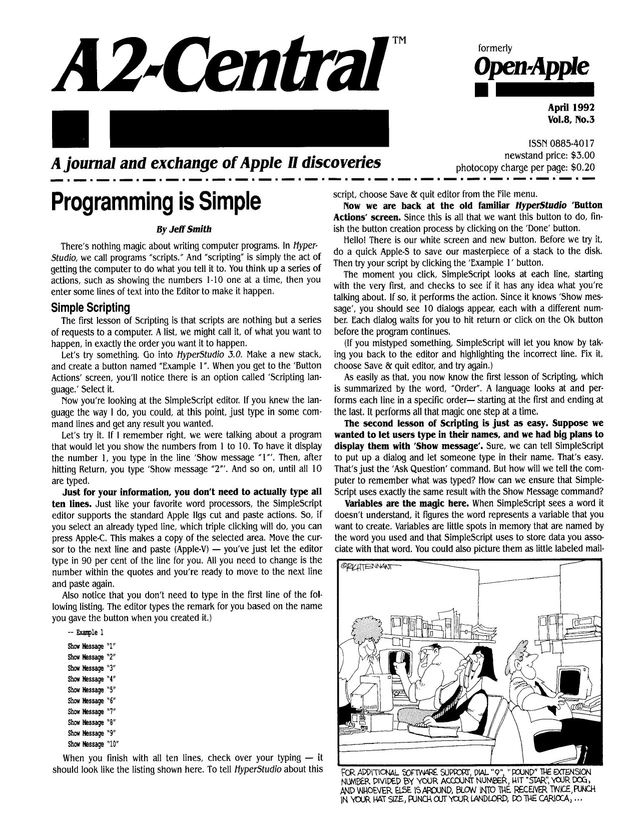 Open Apple Vol 8 No 03 APR 1992
