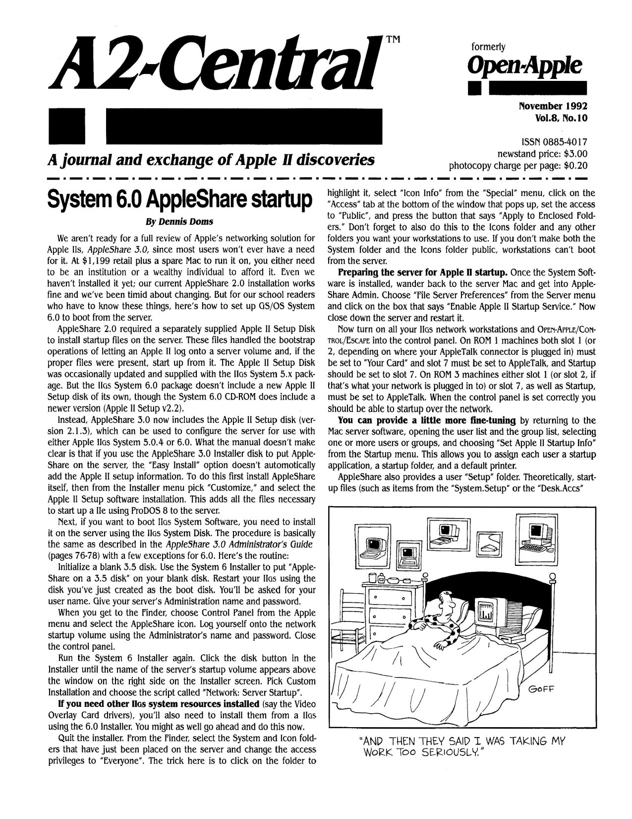 Open Apple Vol 8 No 10 NOV 1992
