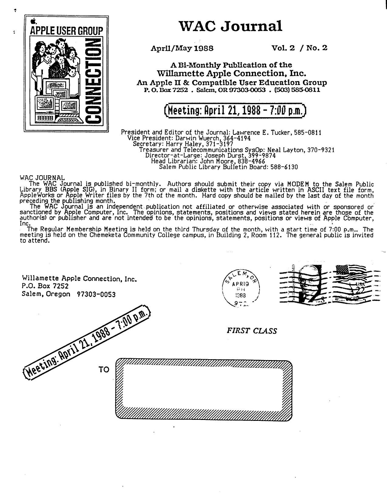 Willamette Apple Connection Vol2No2
