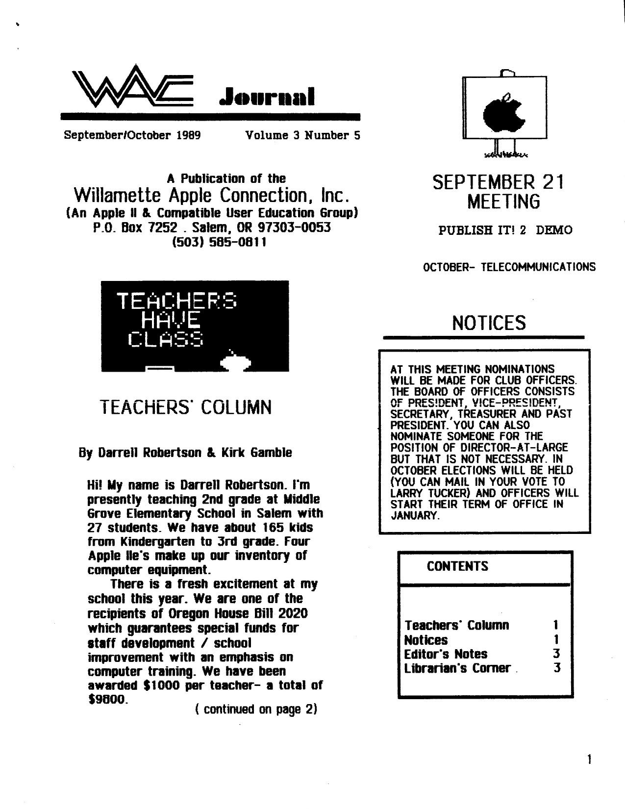 Willamette Apple Connection Vol3No5