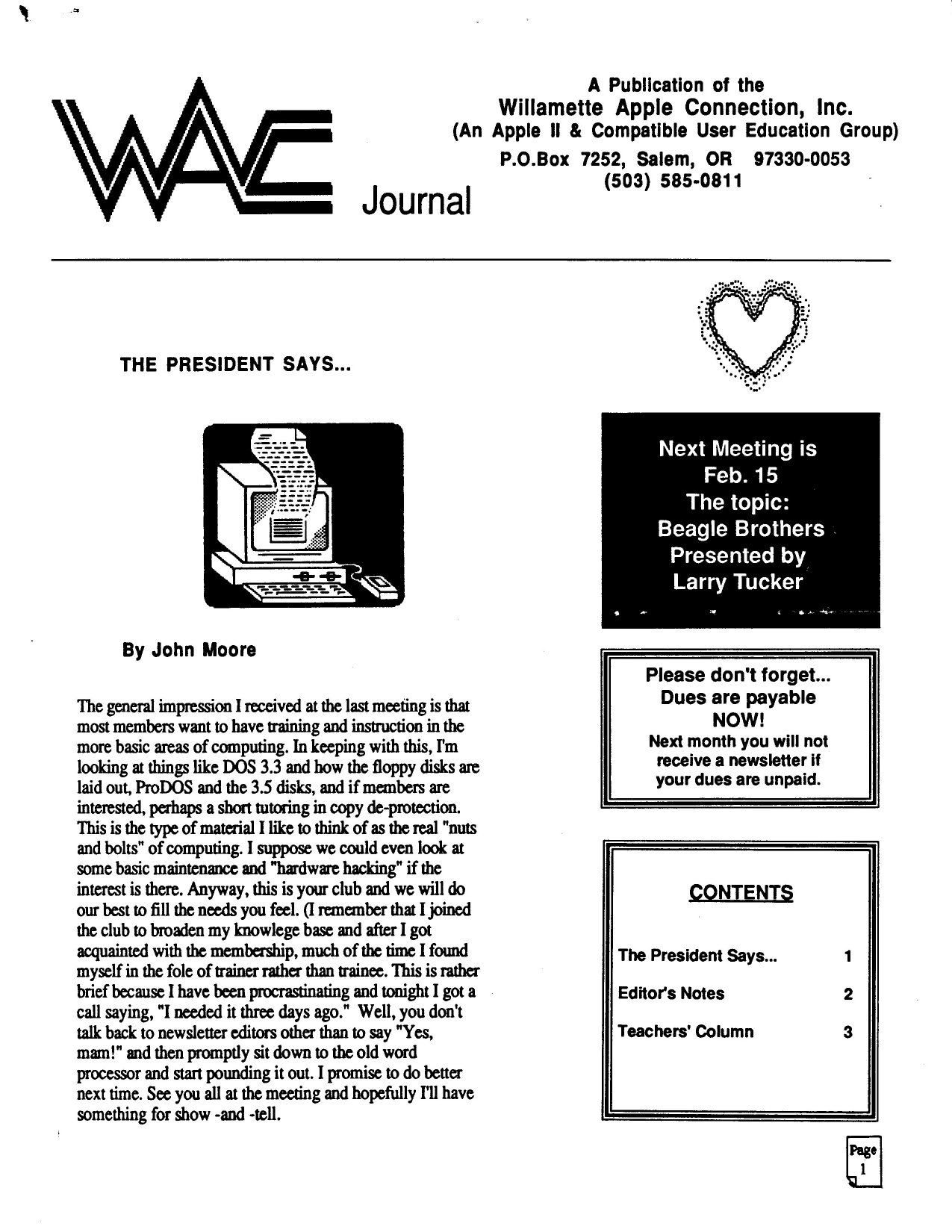 Willamette Apple Connection Vol4No2
