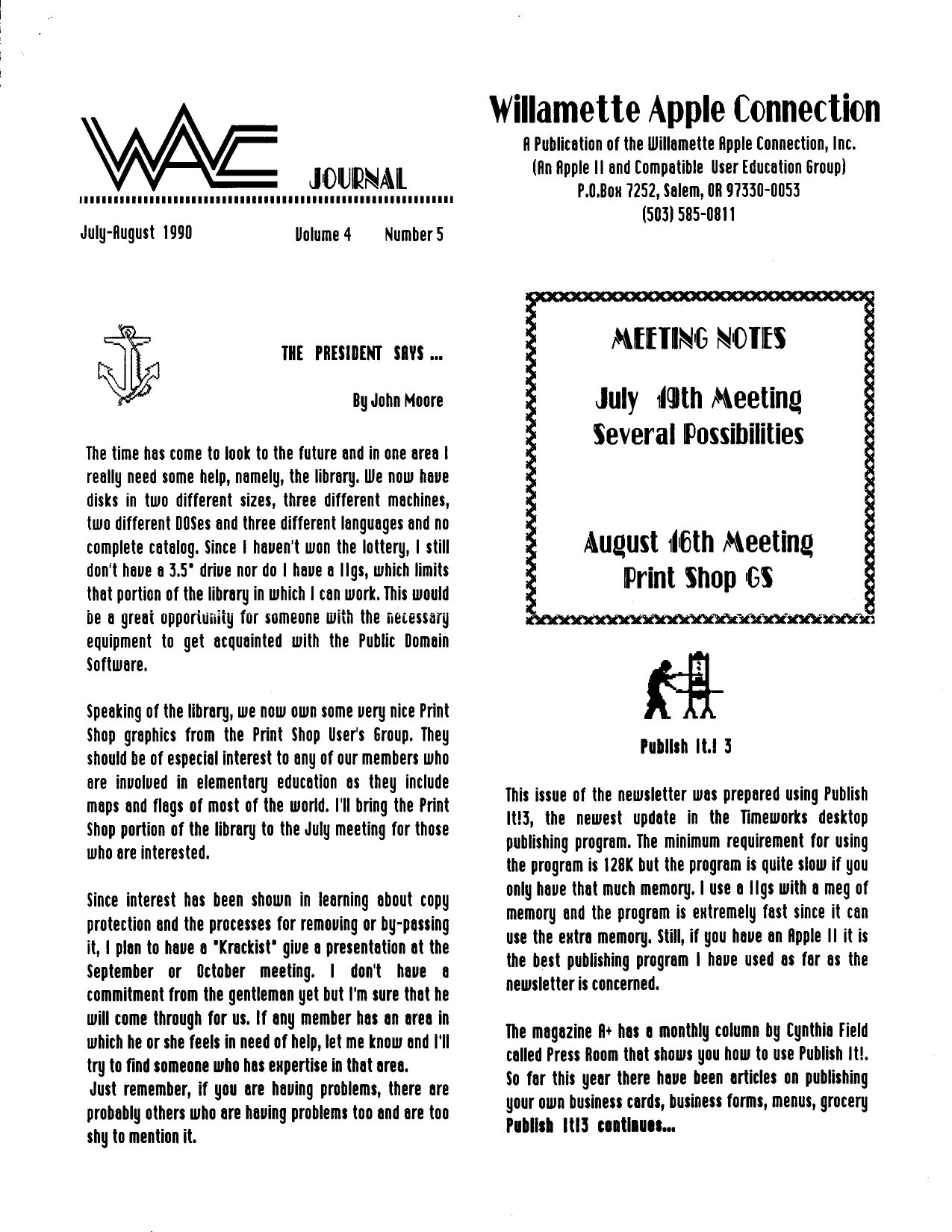 Willamette Apple Connection Vol4No5
