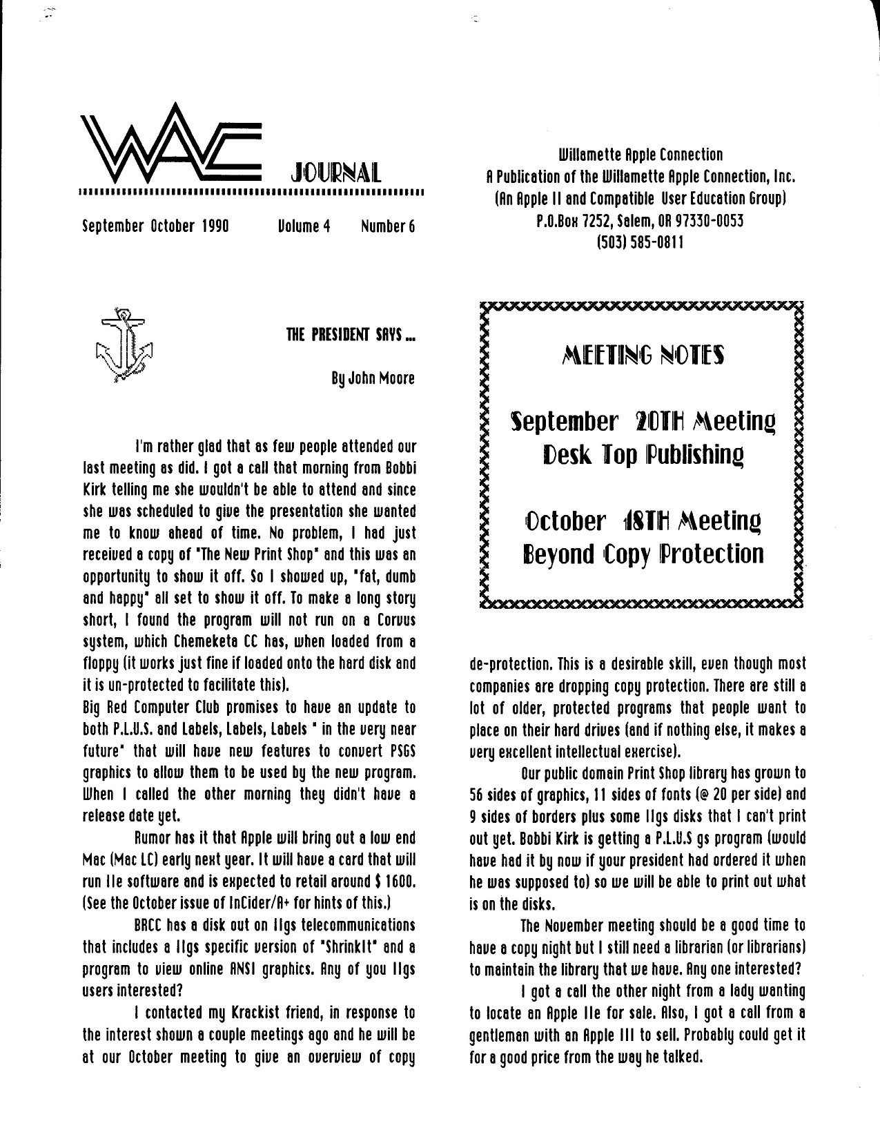 Willamette Apple Connection Vol4No6