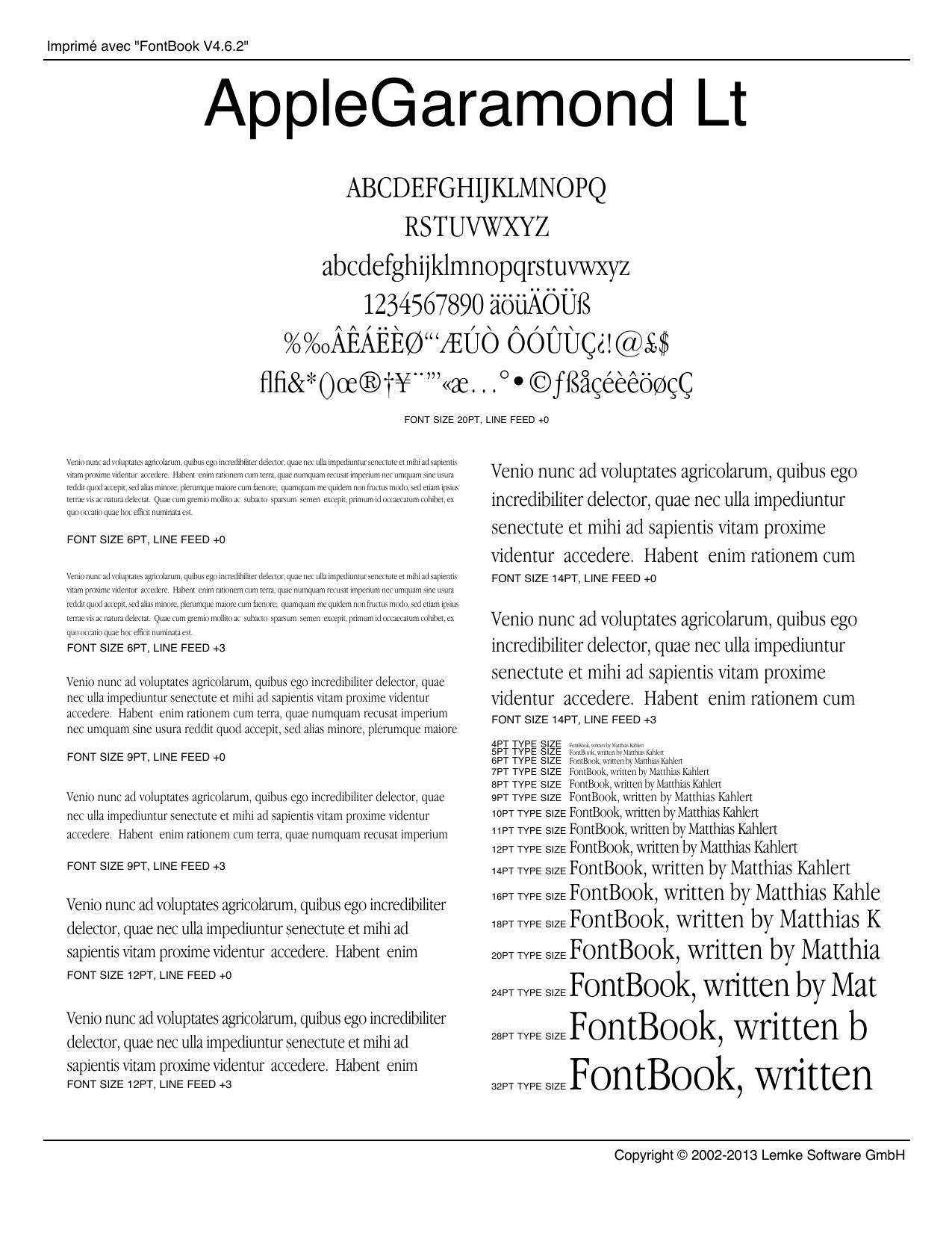 AppleGaramond Lt 0