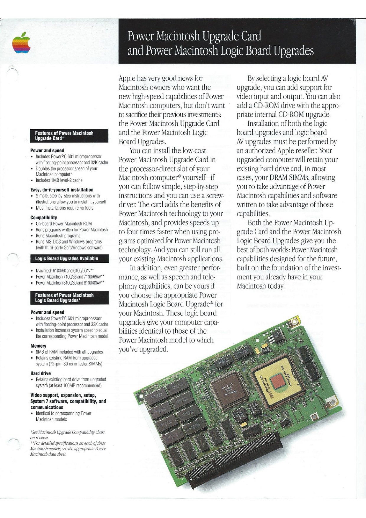 ApplePowerMACUpgradeCards