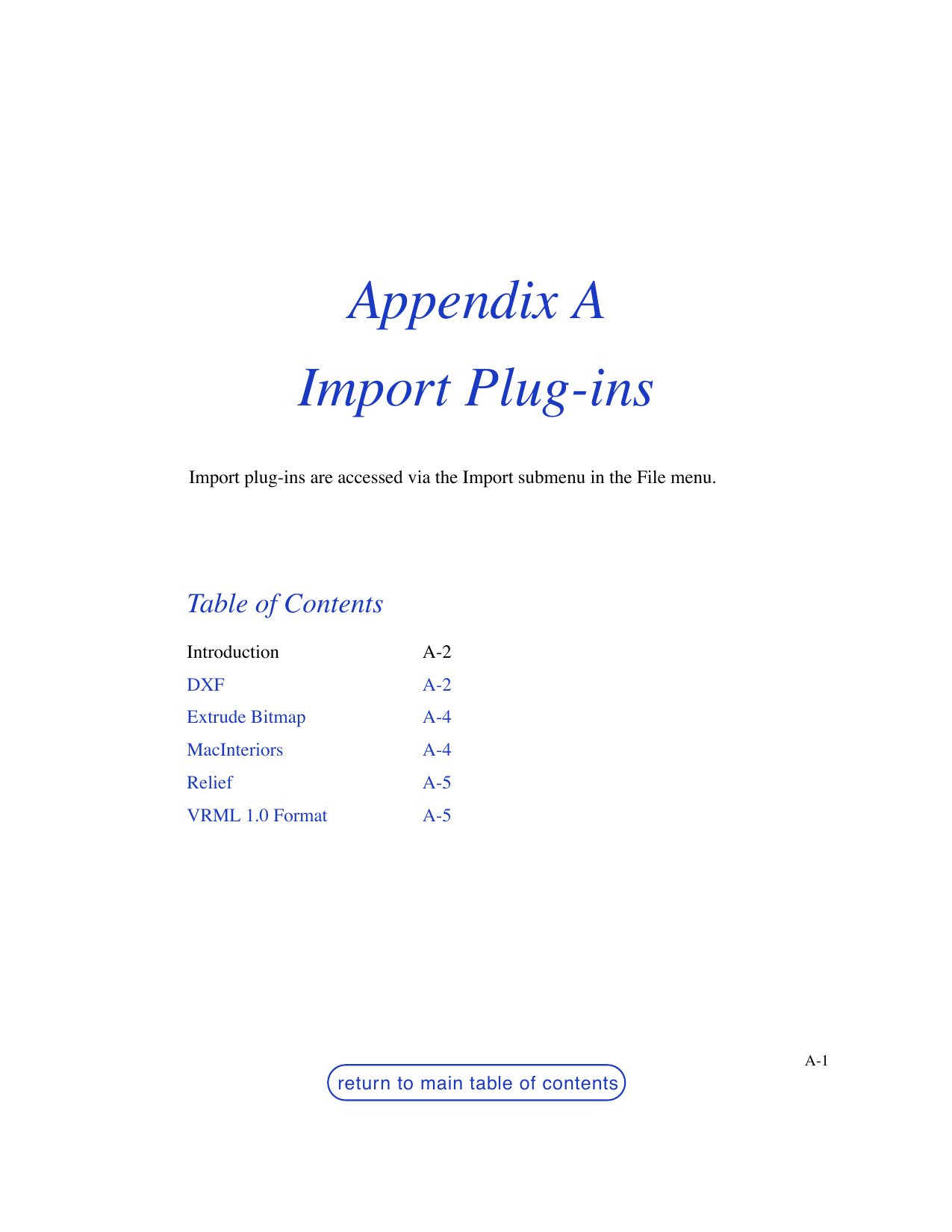 Apx A Import Plug ins