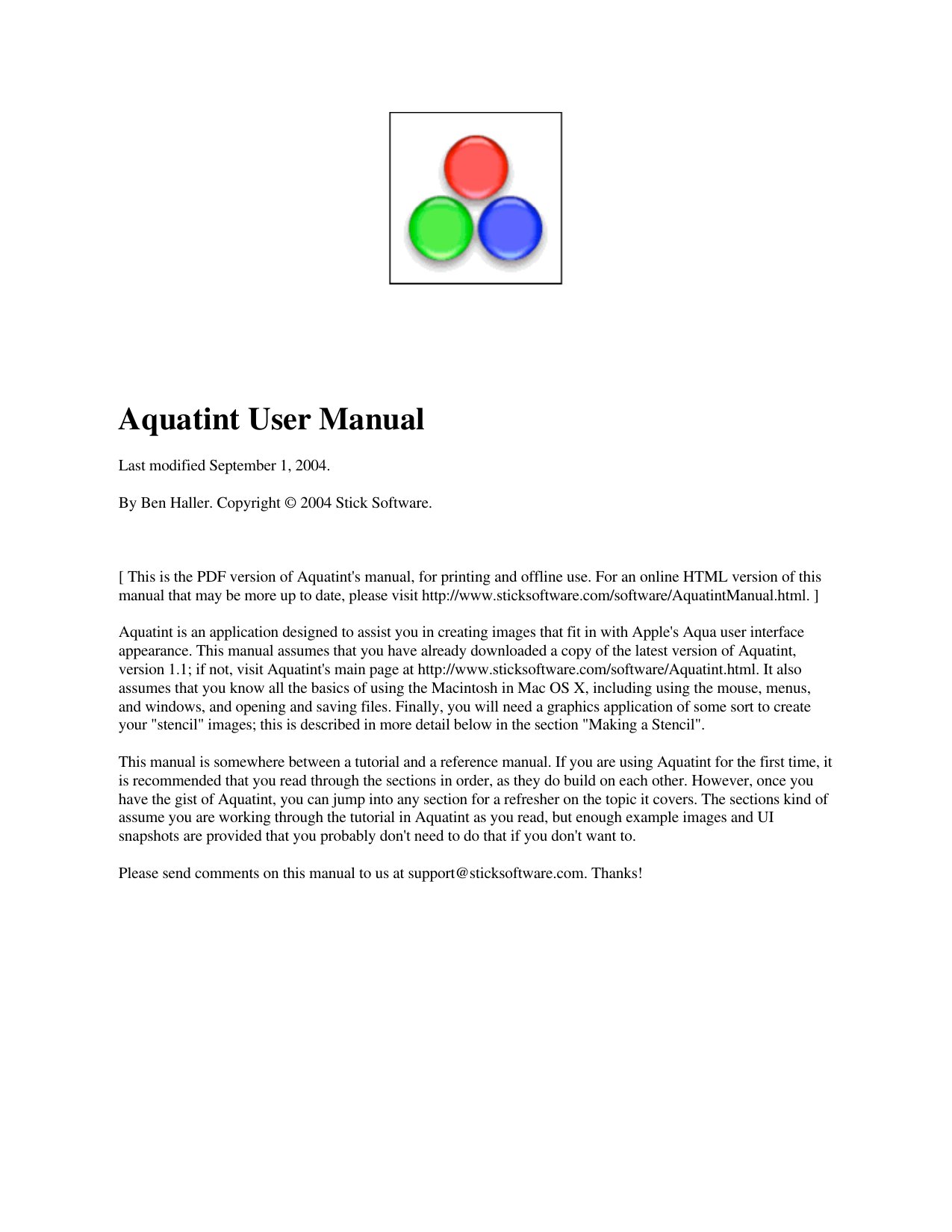 AquatintManual