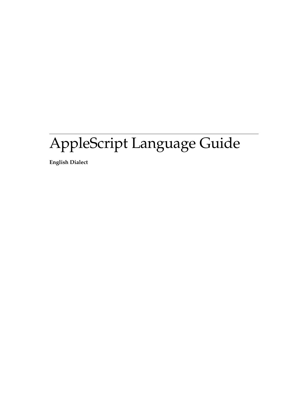 AS Language Guide 1996