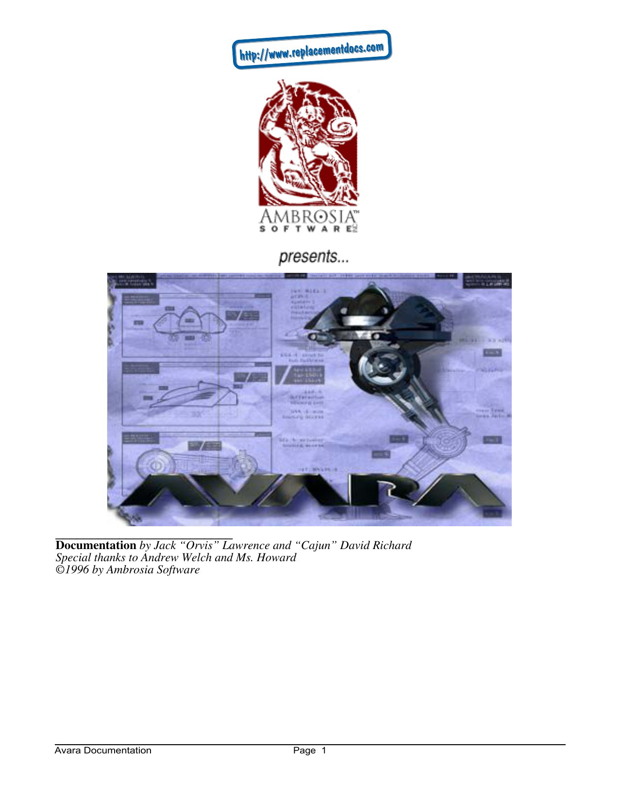 Avara Manual