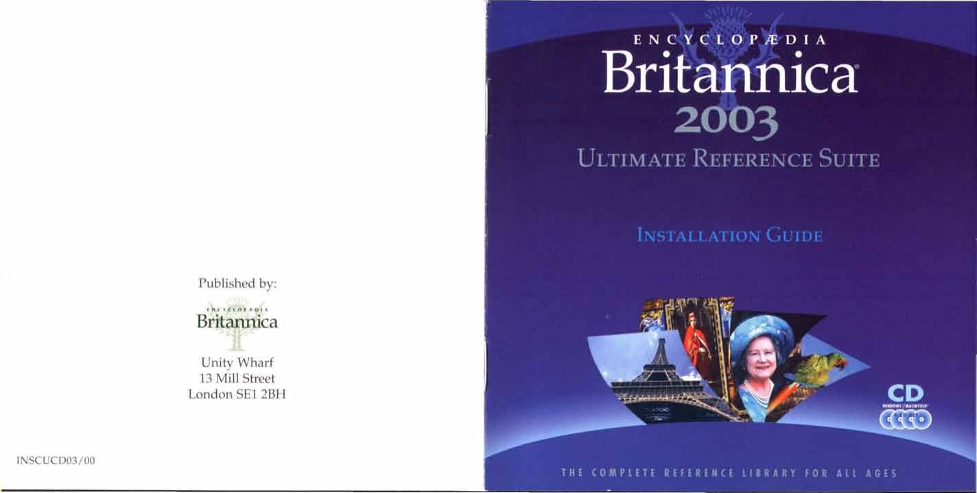 brit 2003 booklet