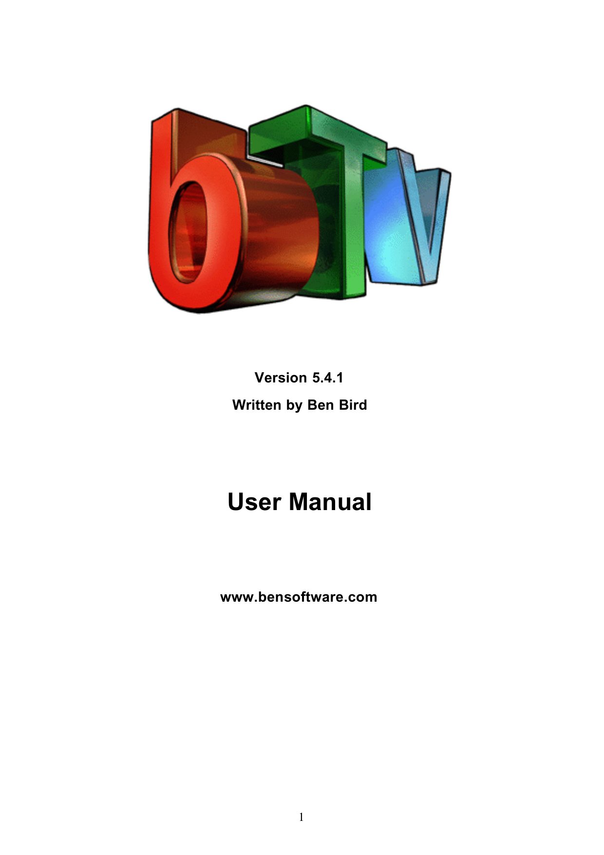 BTV User Manual