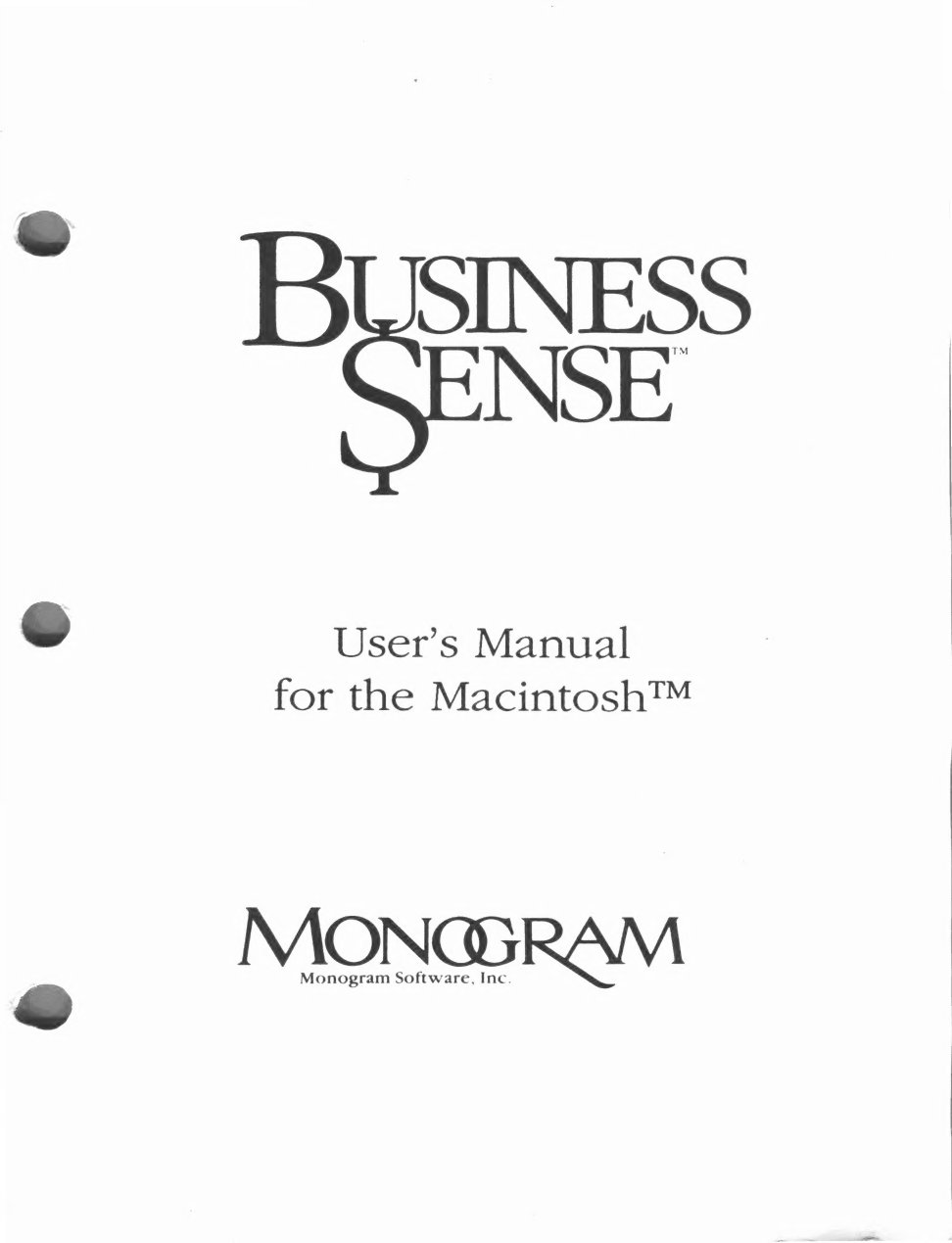 BusinessSense manual