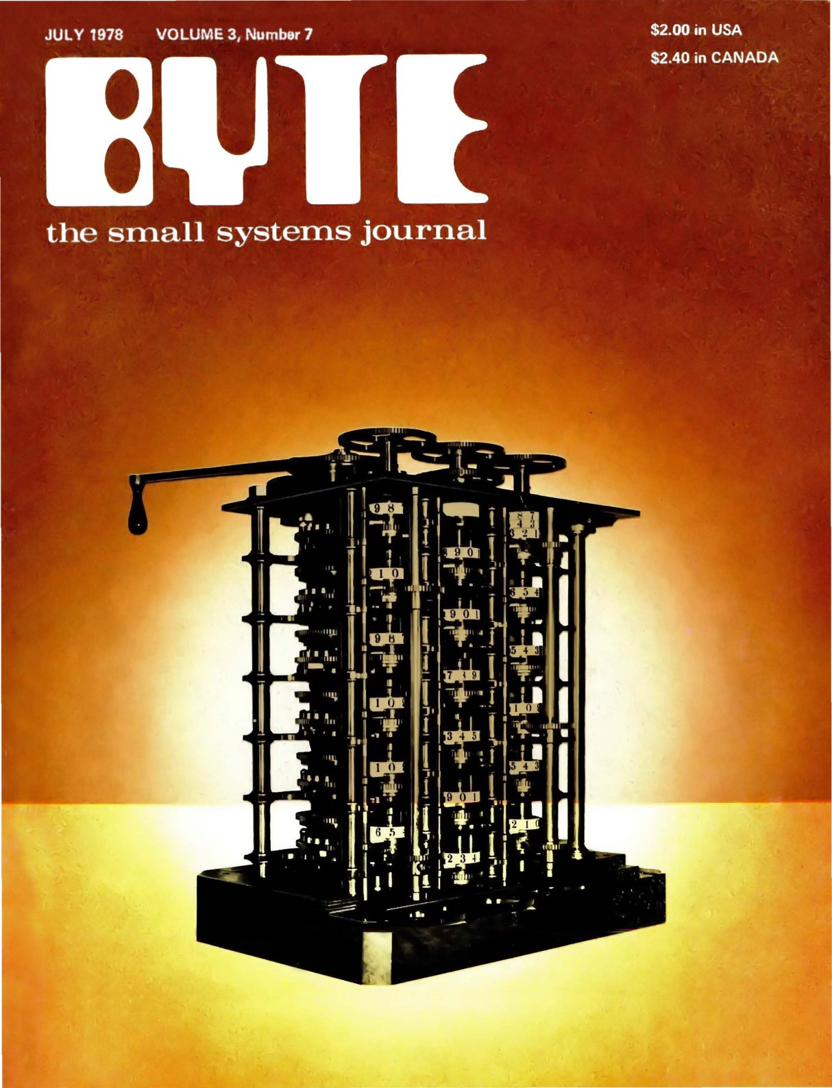 197807 Byte Magazine Vol 03 07 Antique Mechanical Computers