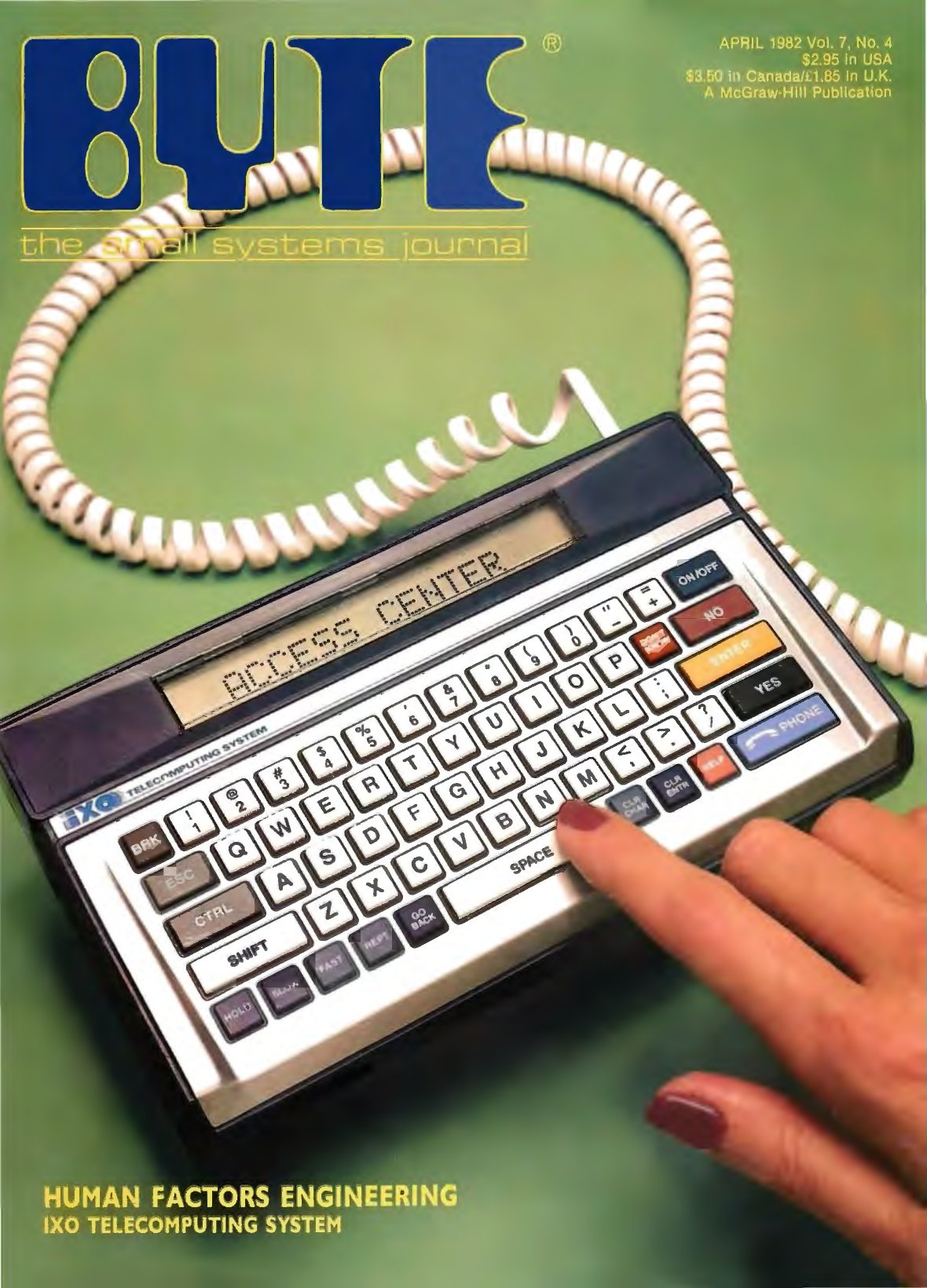 198204 Byte Magazine Vol 07 04 Human Factors Engineering