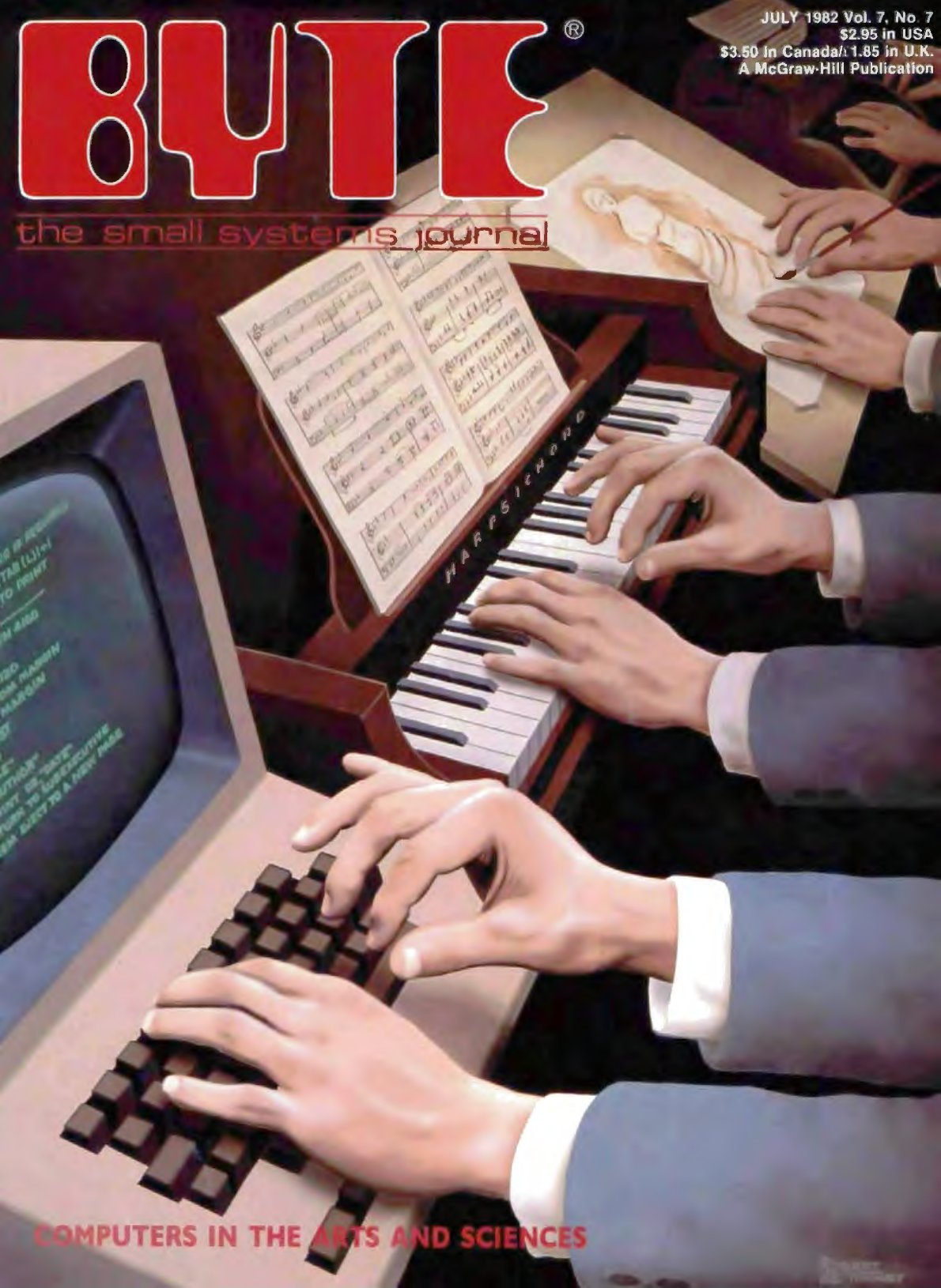 198207 Byte Magazine Vol 07 07 Computers in the Arts & Sciences