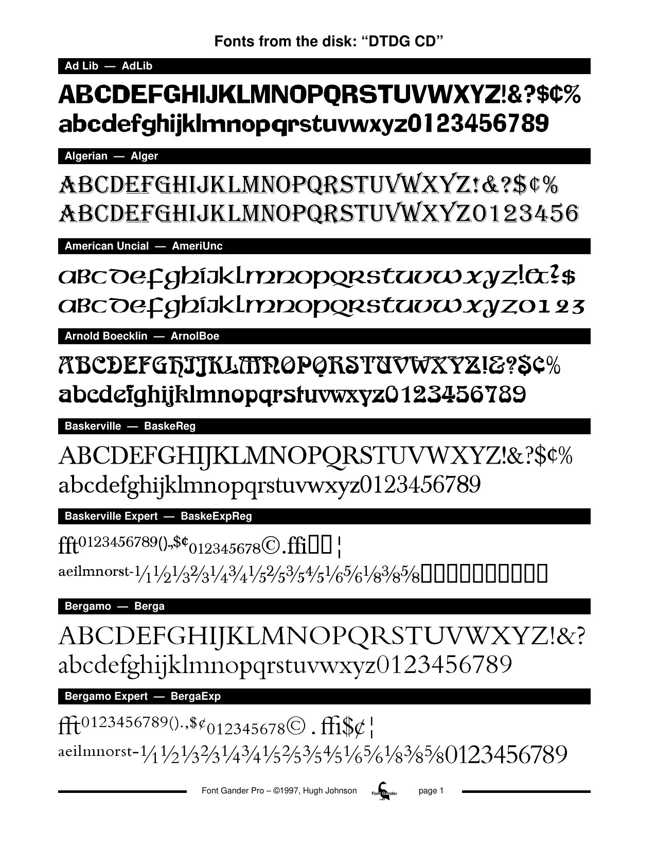 Catalog