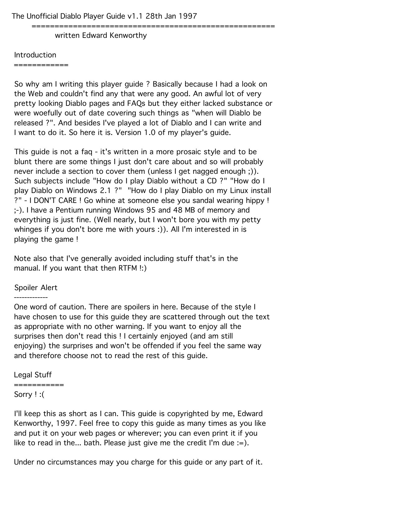 CB4 Diablo Strategy guide