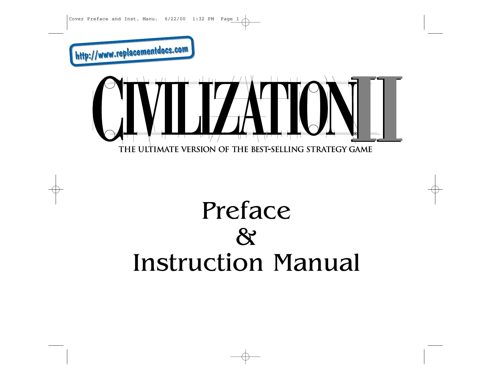 Civilization II Manual PC