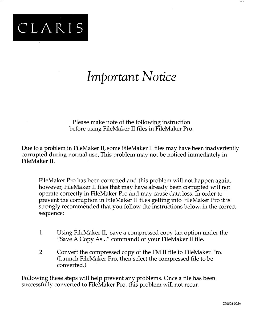Claris Important Notice FMII.pdf ebook