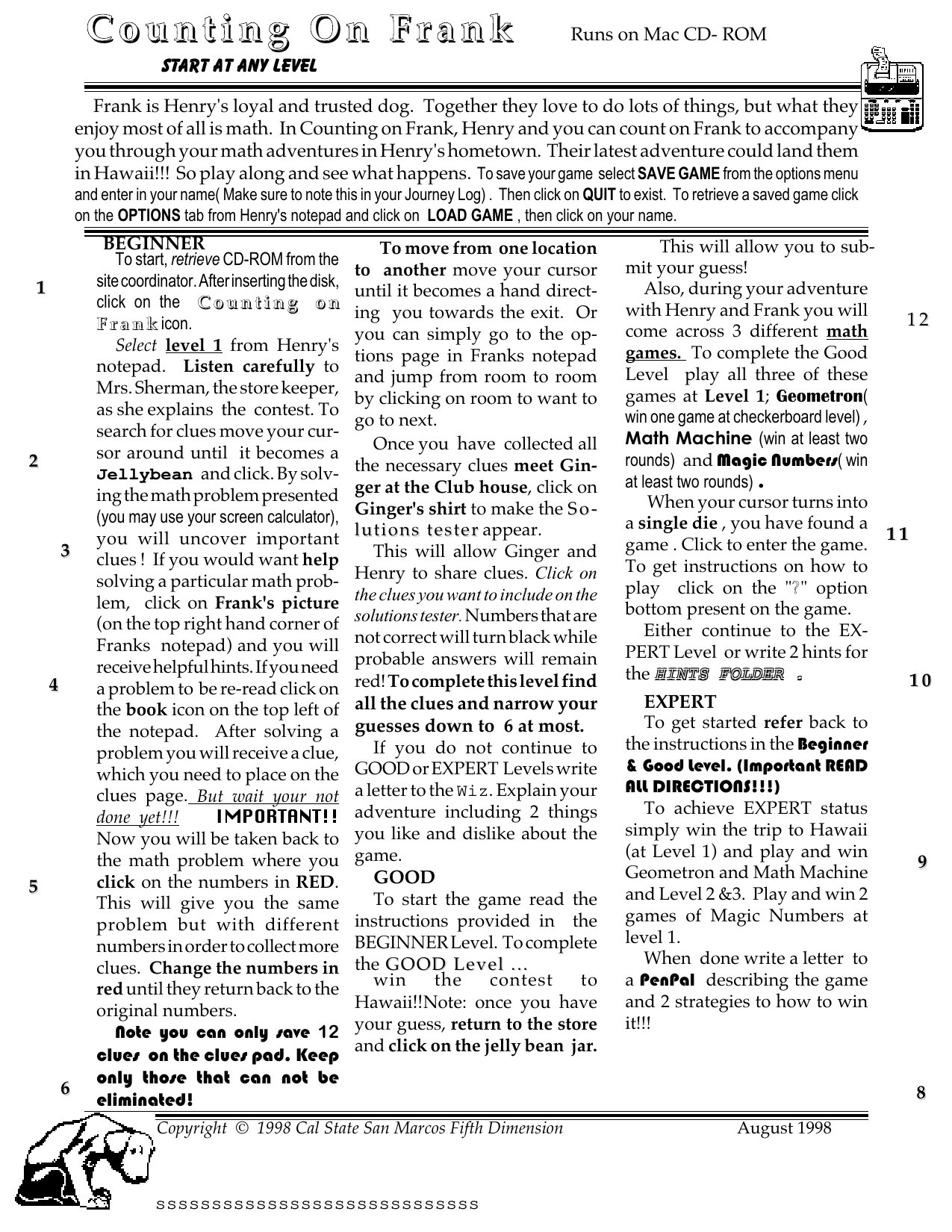 CoF Instructions