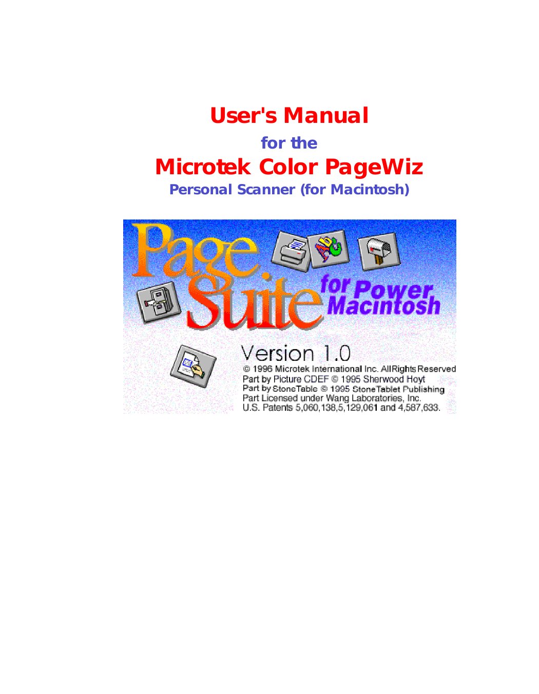 Color PageSuite Manual
