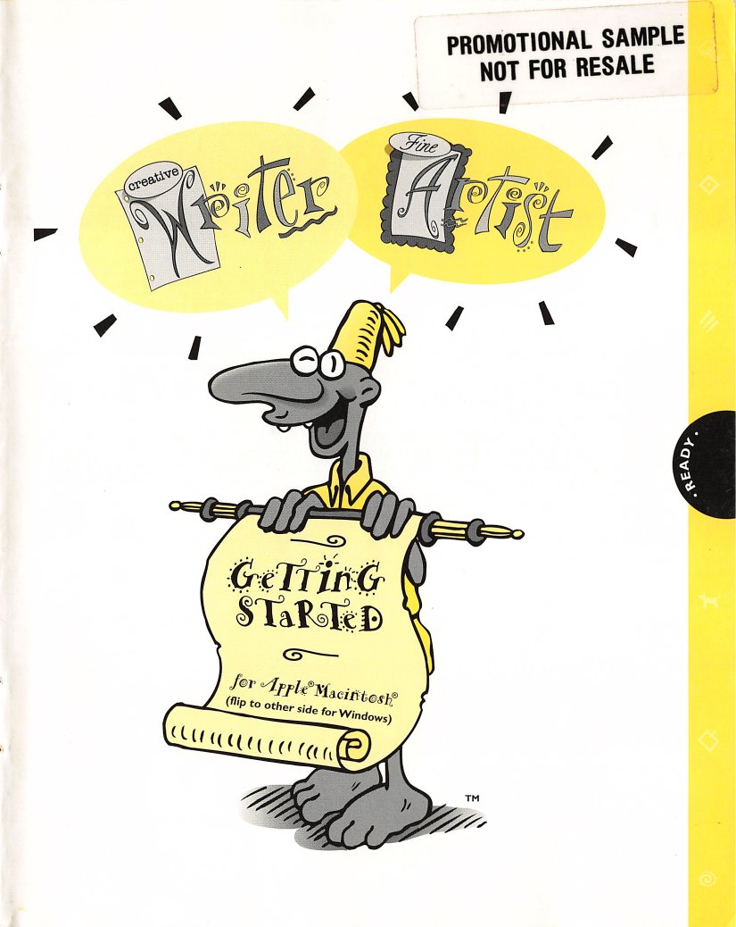 Creative Writer and Fine Artist manual Mac Win