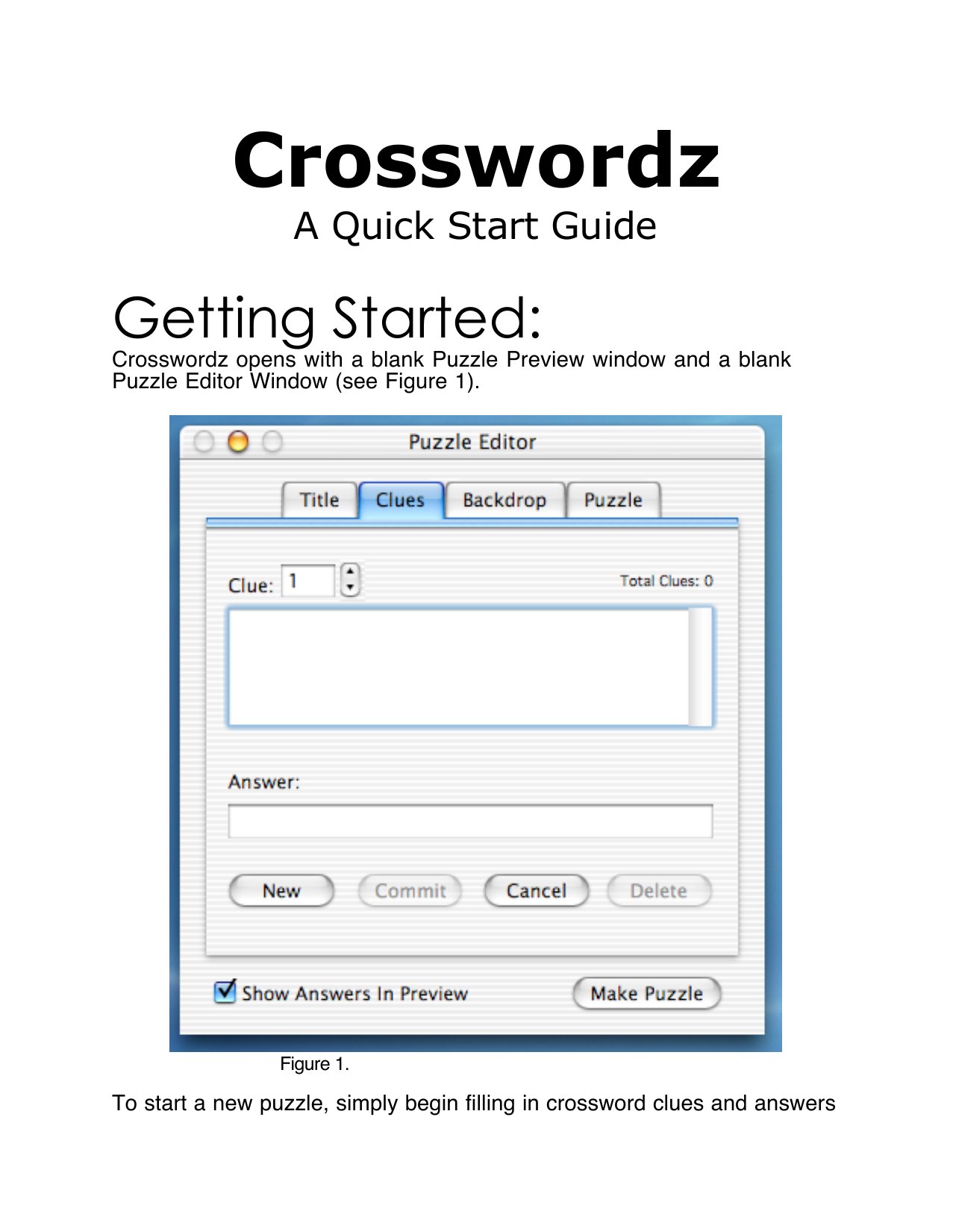 Crosswordz Guide