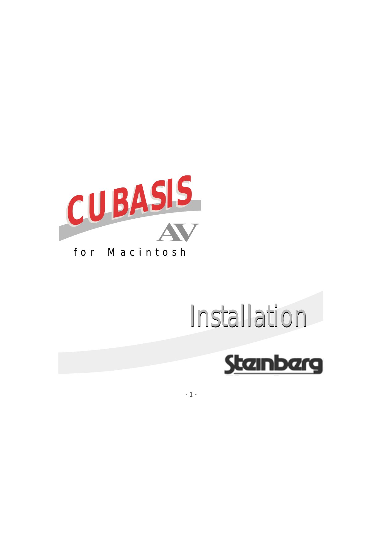 CubasisAVInstallationMac
