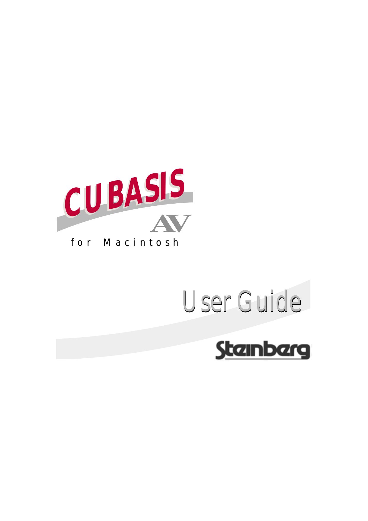 CubasisAVUserGuideMac