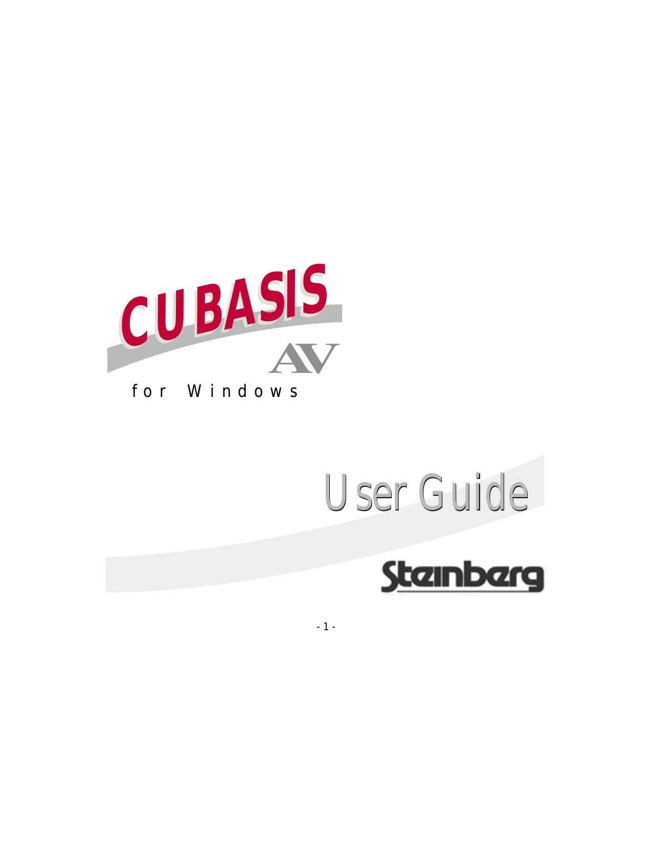 CubasisAVUserGuidePC