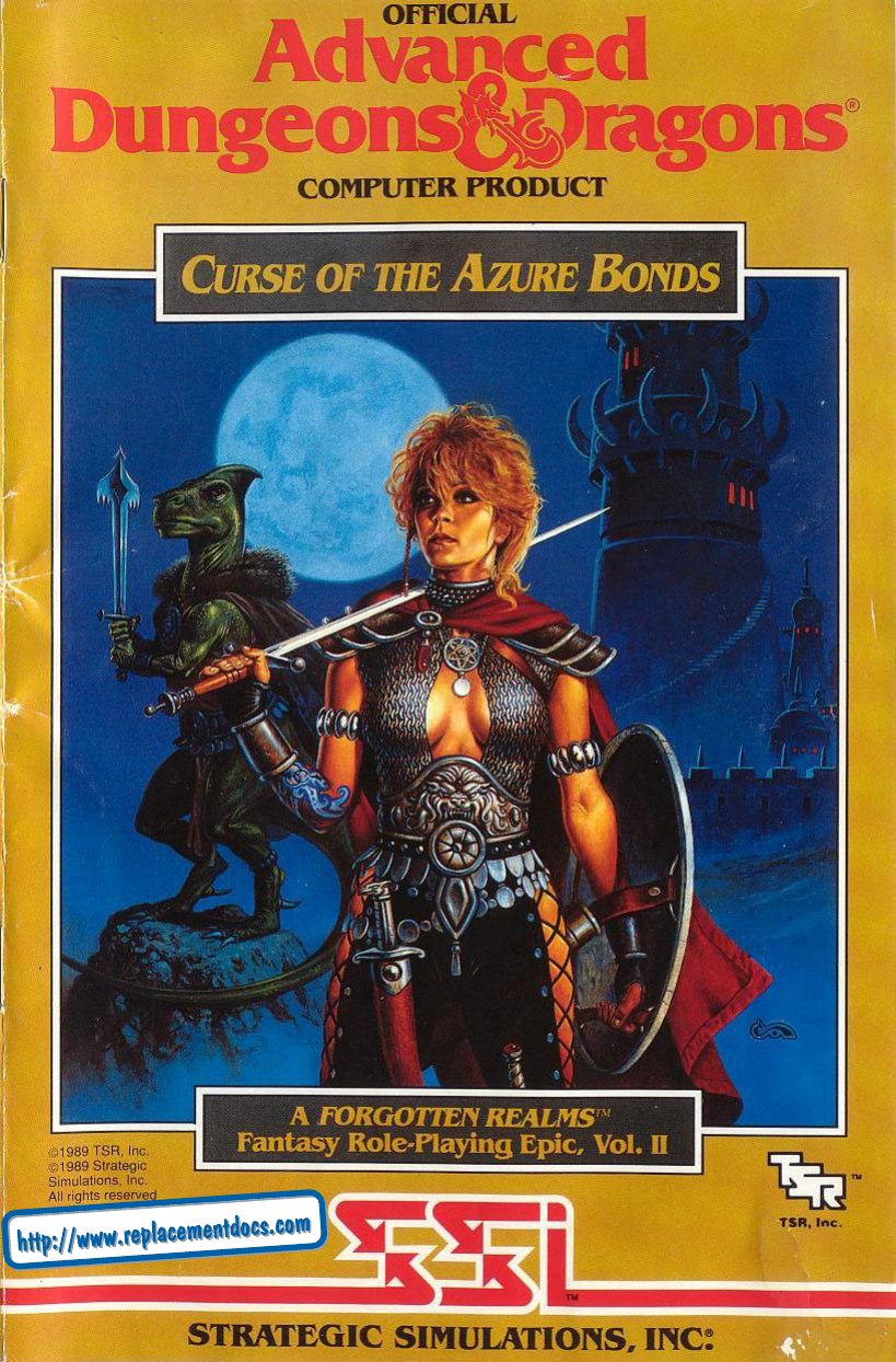 Curse of the Azure Bonds Manual
