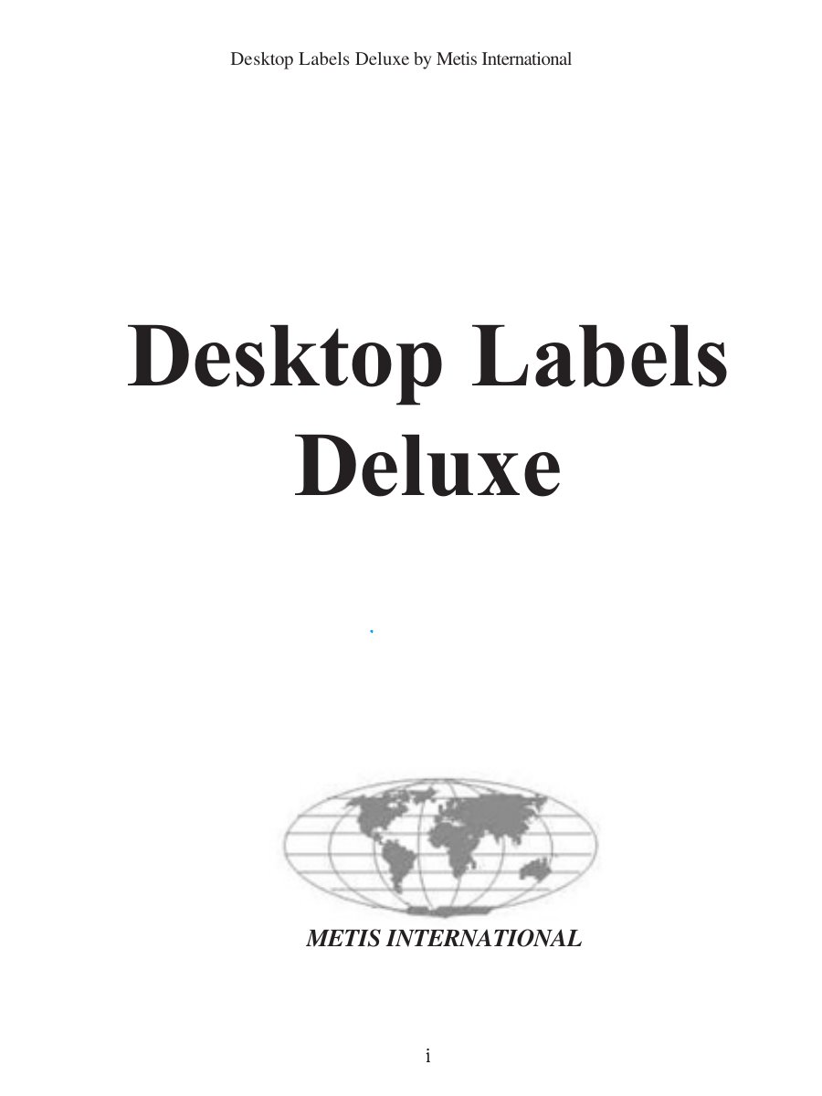 DesktopLabels Manual