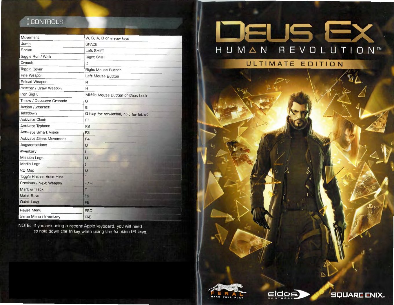 Deus Ex HR Ultimate manual