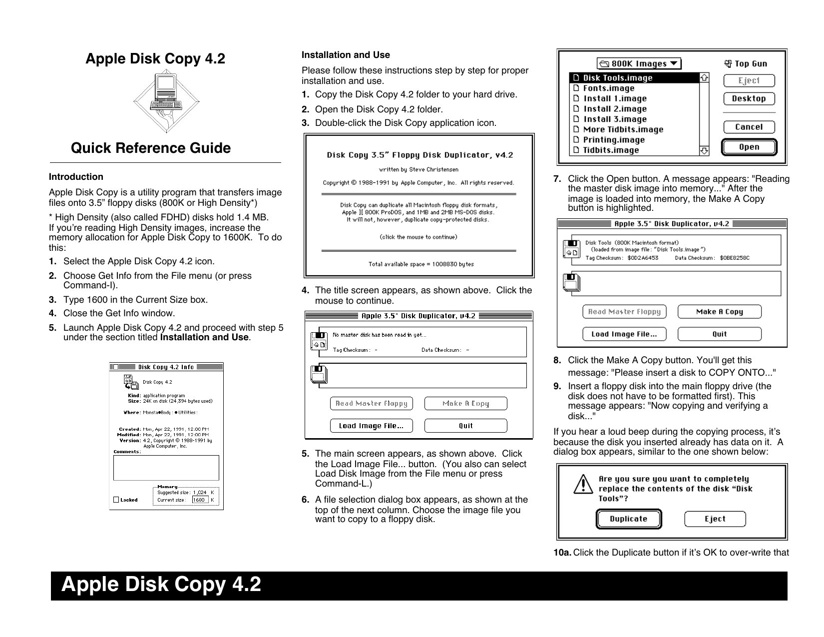 Disk Copy 4x QRG