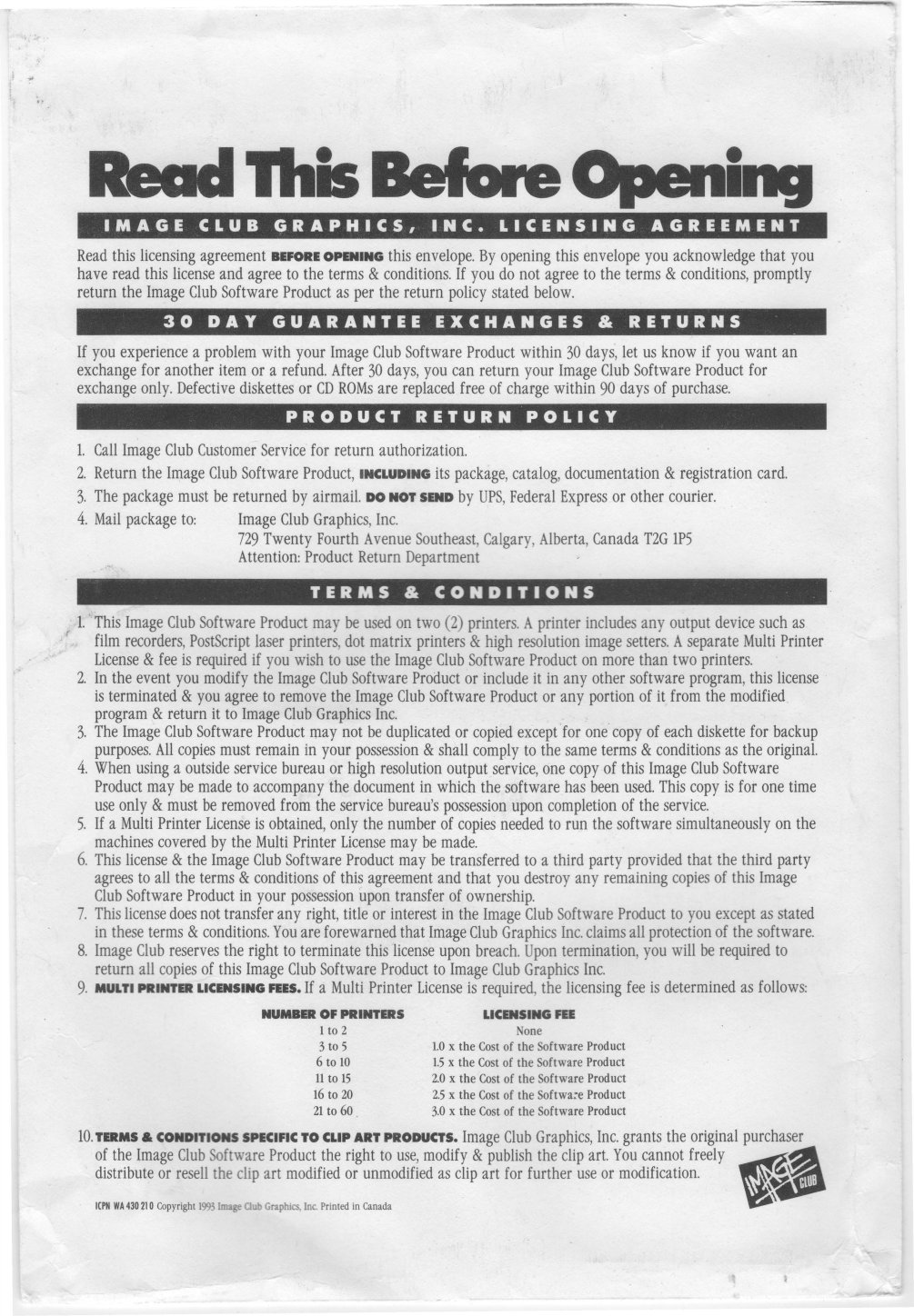 Disk Envlope and Registration Card OCR