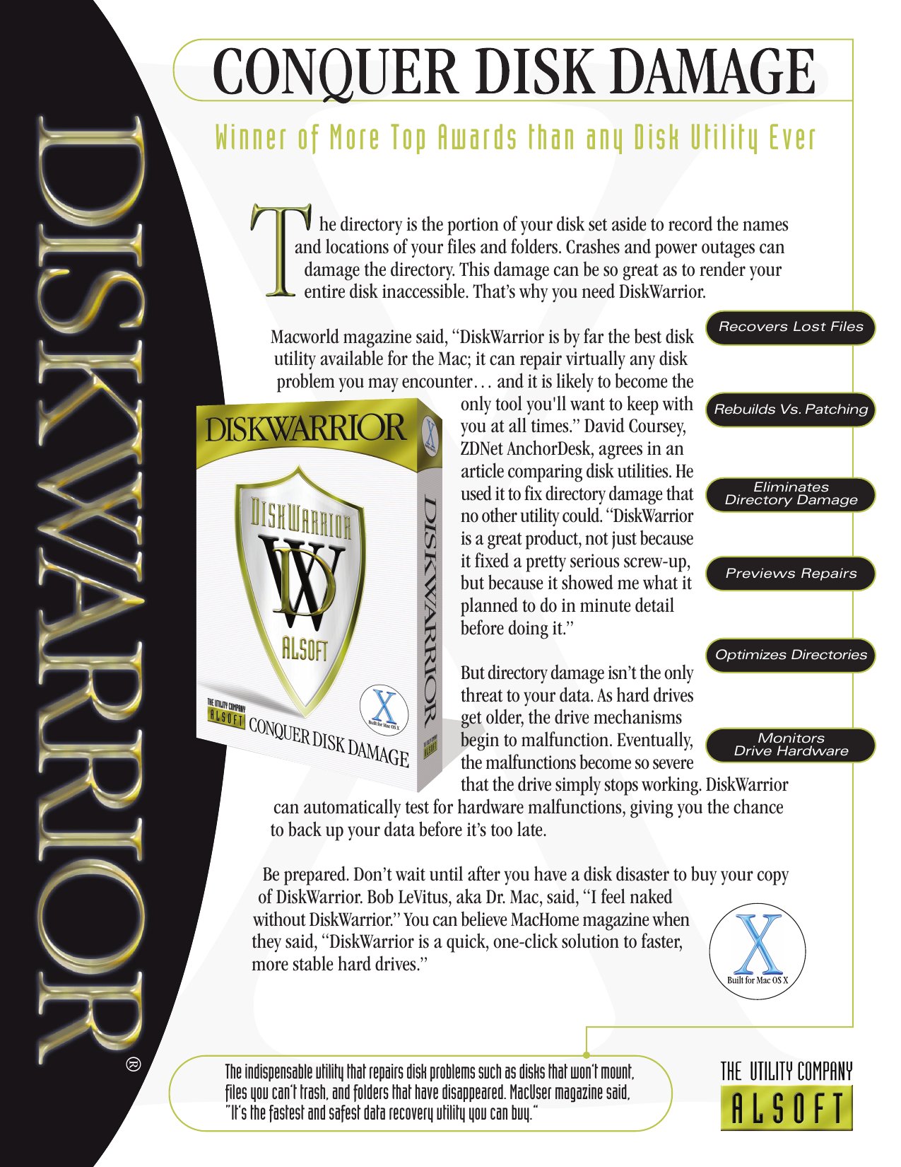 DiskWarrior 3 Brochure