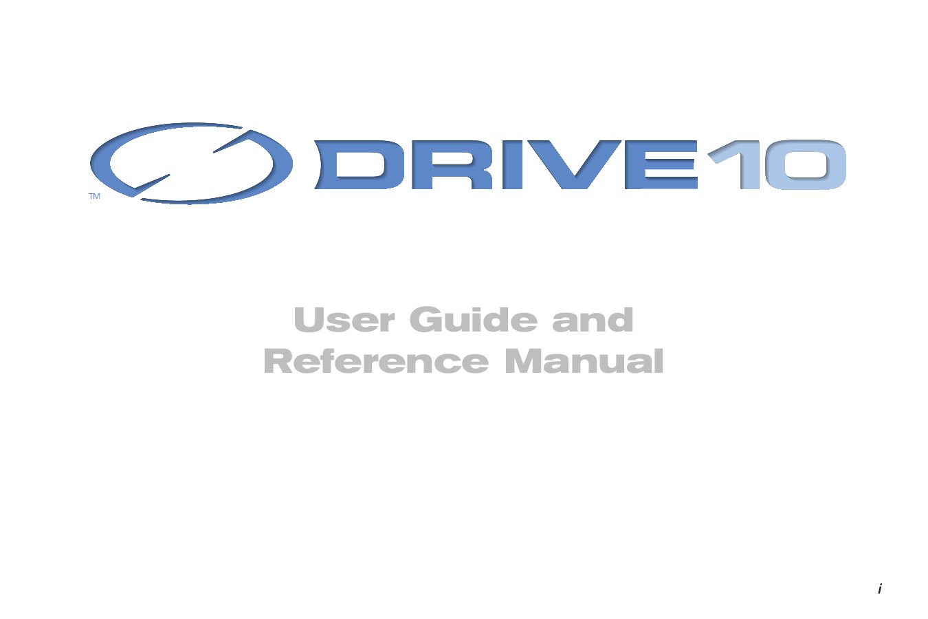 Drive 10 Manual