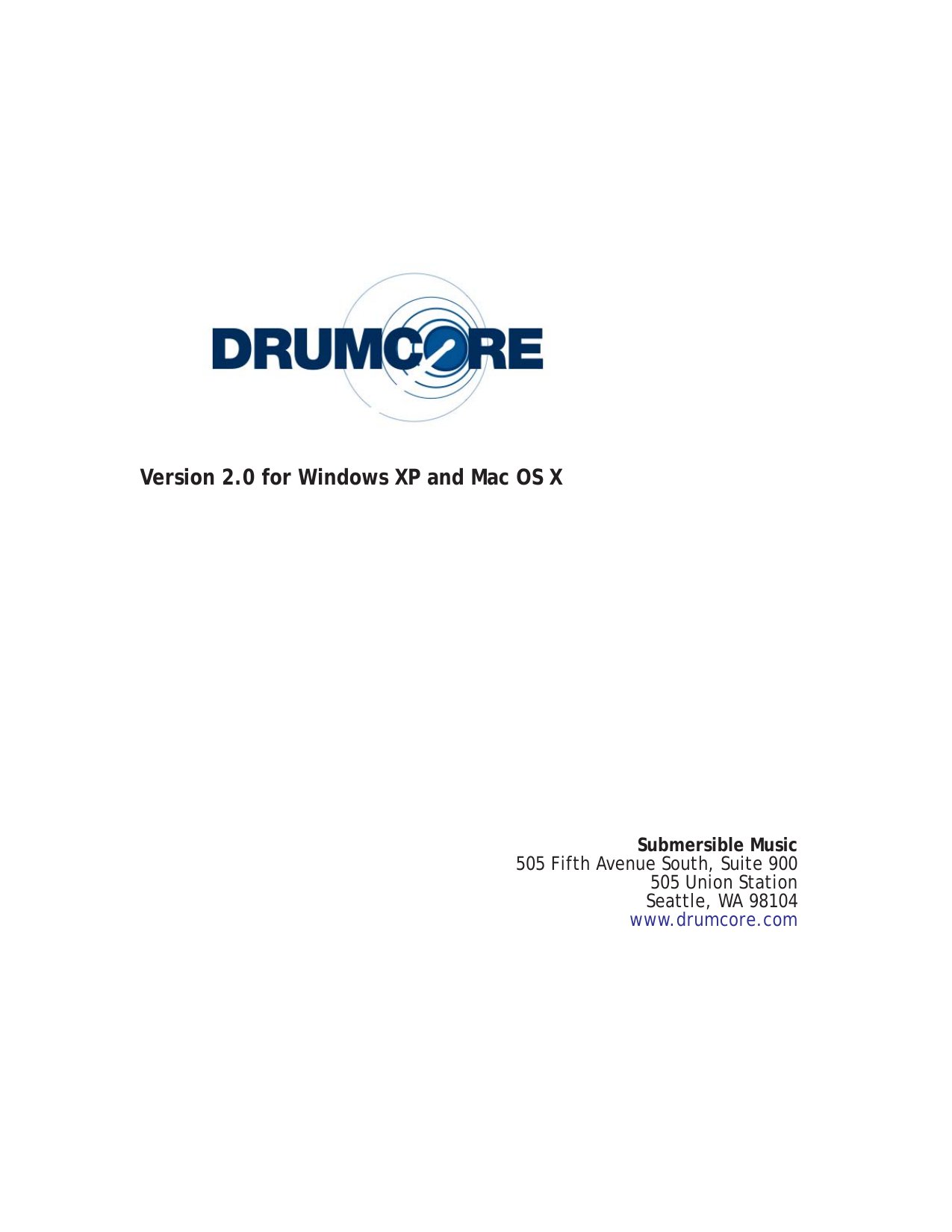 DrumCore 2.0 Guide