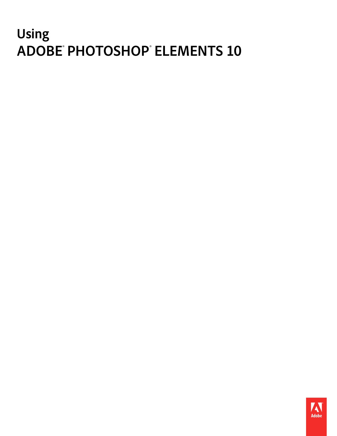 Elements 10 Manual