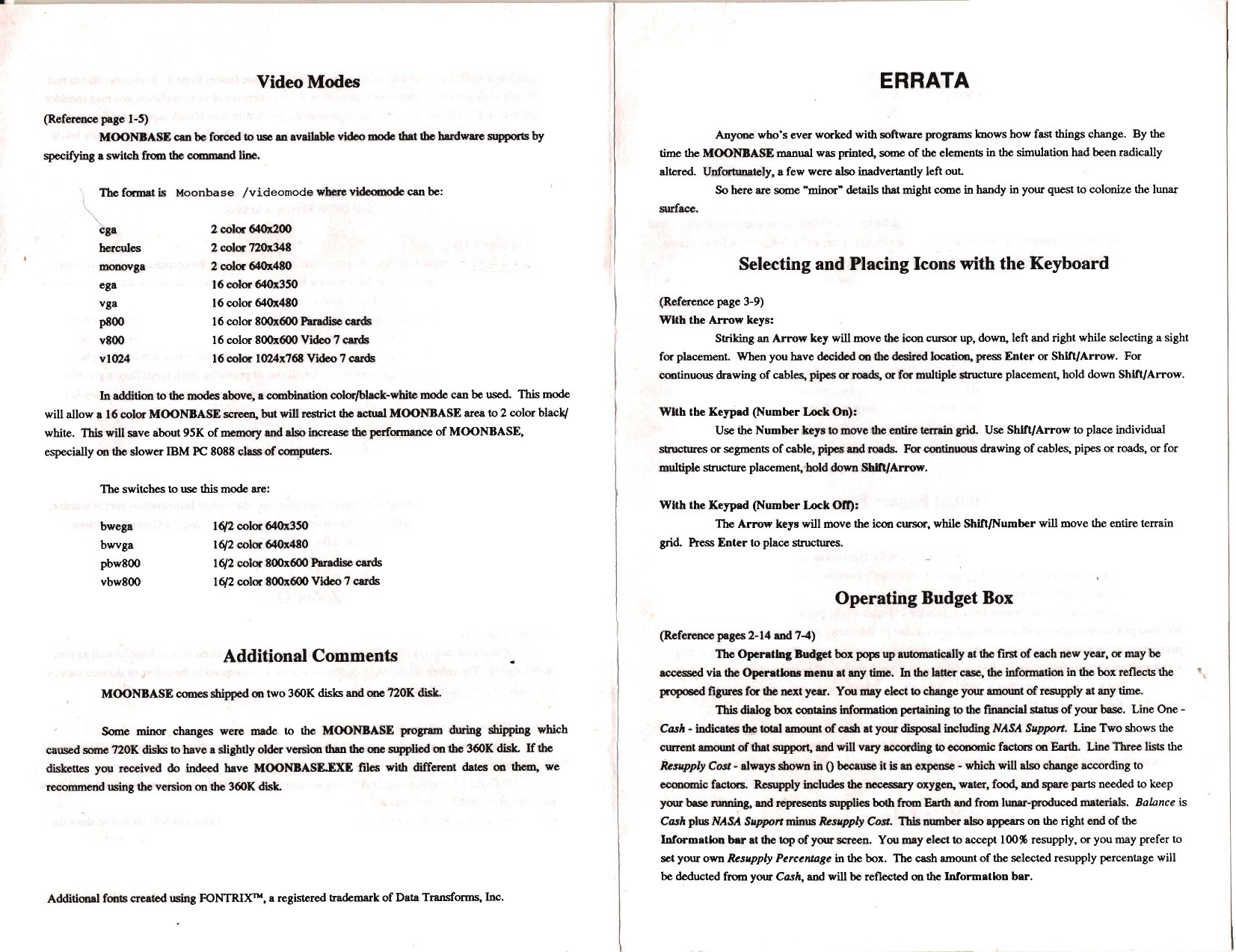 Errata