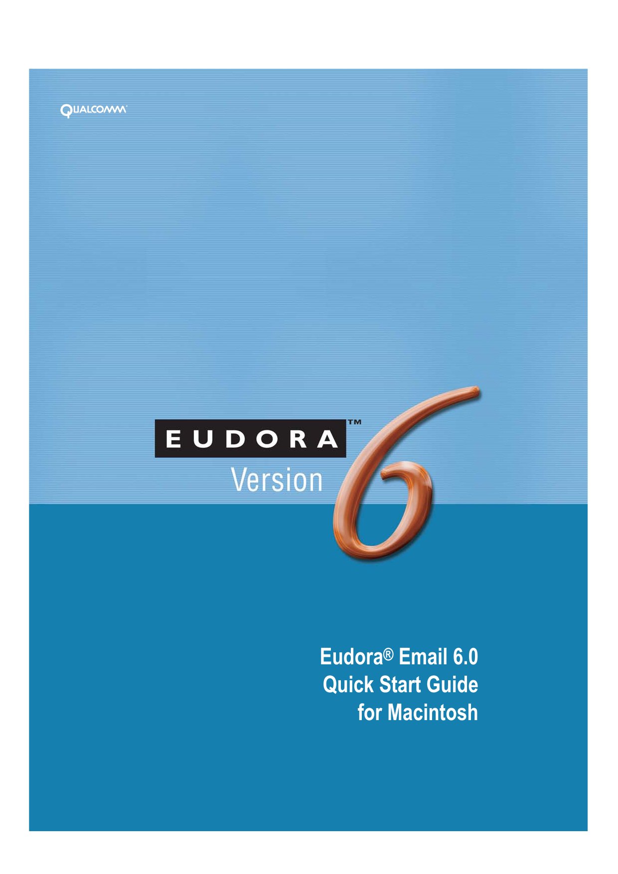 Eudora 60 QSG for Mac