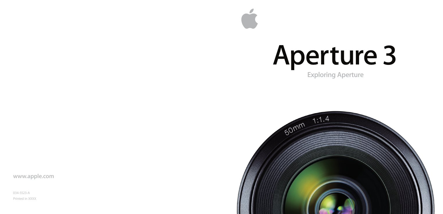 Exploring Aperture 3 0